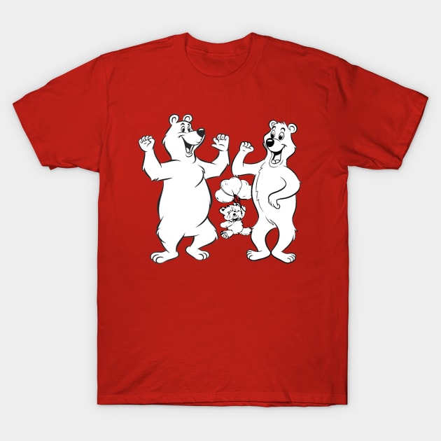 Happy bears T-Shirt by m7m5ud